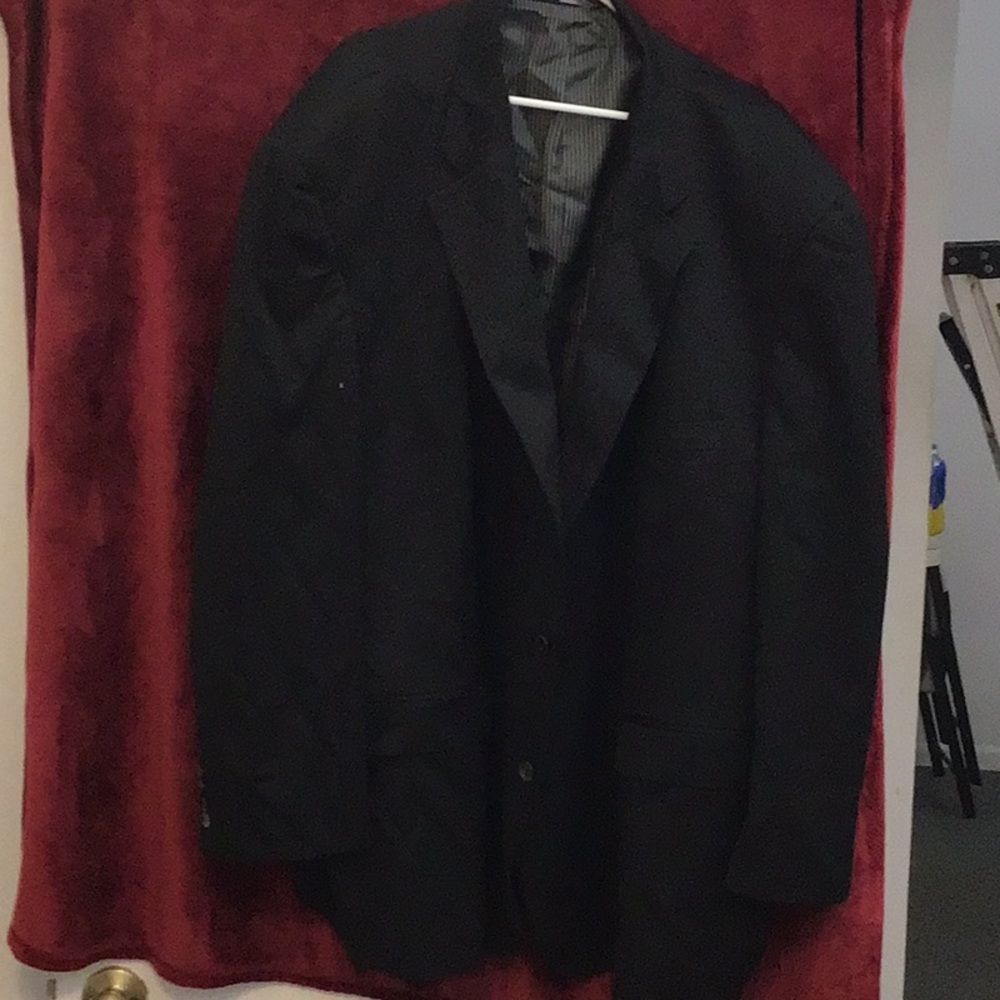 Men’s big and tall Black sort coat blazer excellent condition